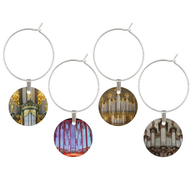 Organ cases wine charm (Staggered)