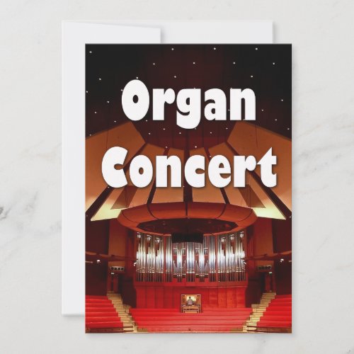 Organ concert invitation 2