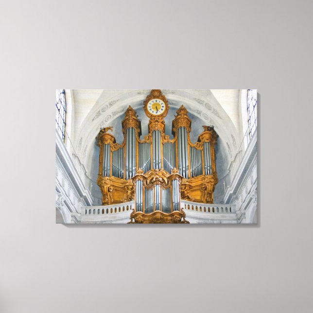 Organ console canvas print (Front)