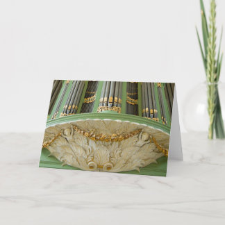 Organ, Deventer, Netherlands greeting card