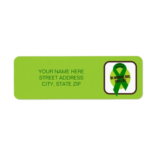 Organ Donation Awareness Address Mailing Labels