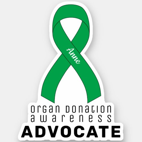 Organ Donation Awareness Advocate Vinyl Sticker
