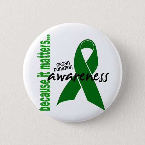 Organ Donation Awareness Button