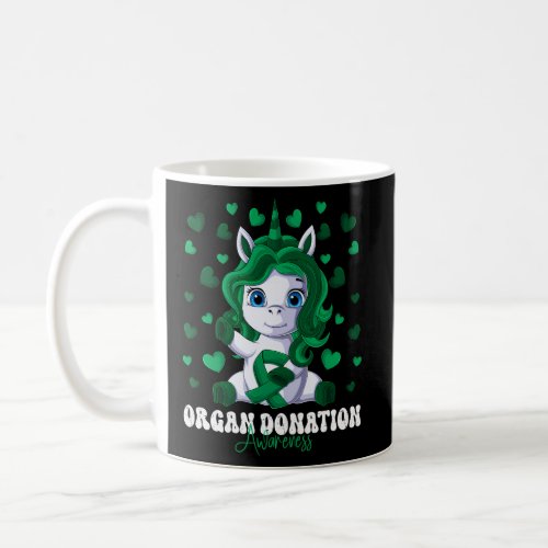Organ Donation Awareness Month Green Ribbon Unicor Coffee Mug