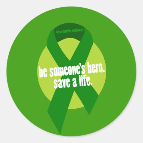 Organ Donation Awareness Stickers