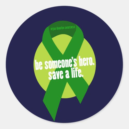 Organ Donation Awareness Stickers