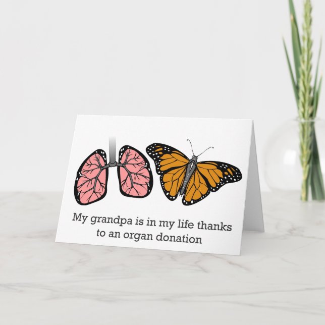 Organ donation card (Front)