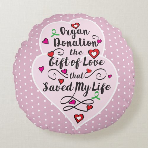 Organ Donation Gift of Love Pillow