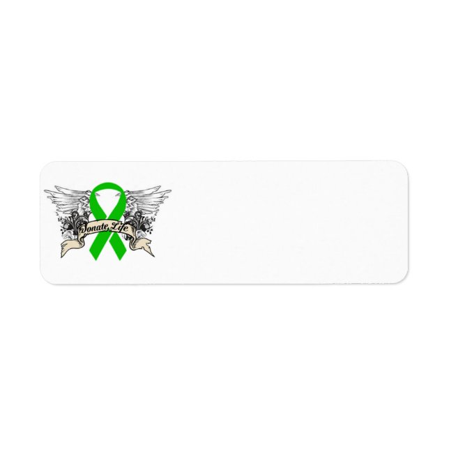 Organ Donation Label (Front)
