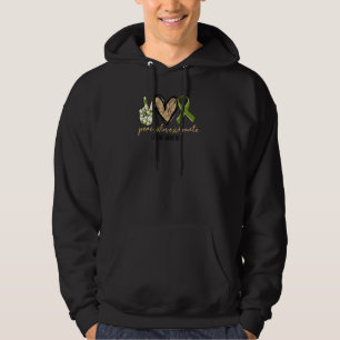 Organ Donation Peace Love Donate Give Someone Life Hoodie