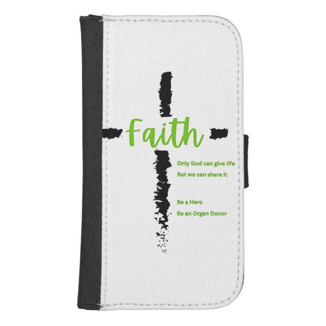 Organ Donation Saves Lives Samsung Galaxy Wallet Case (Front)