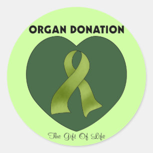 Organ Donation: The Gift Of Life Classic Round Sticker