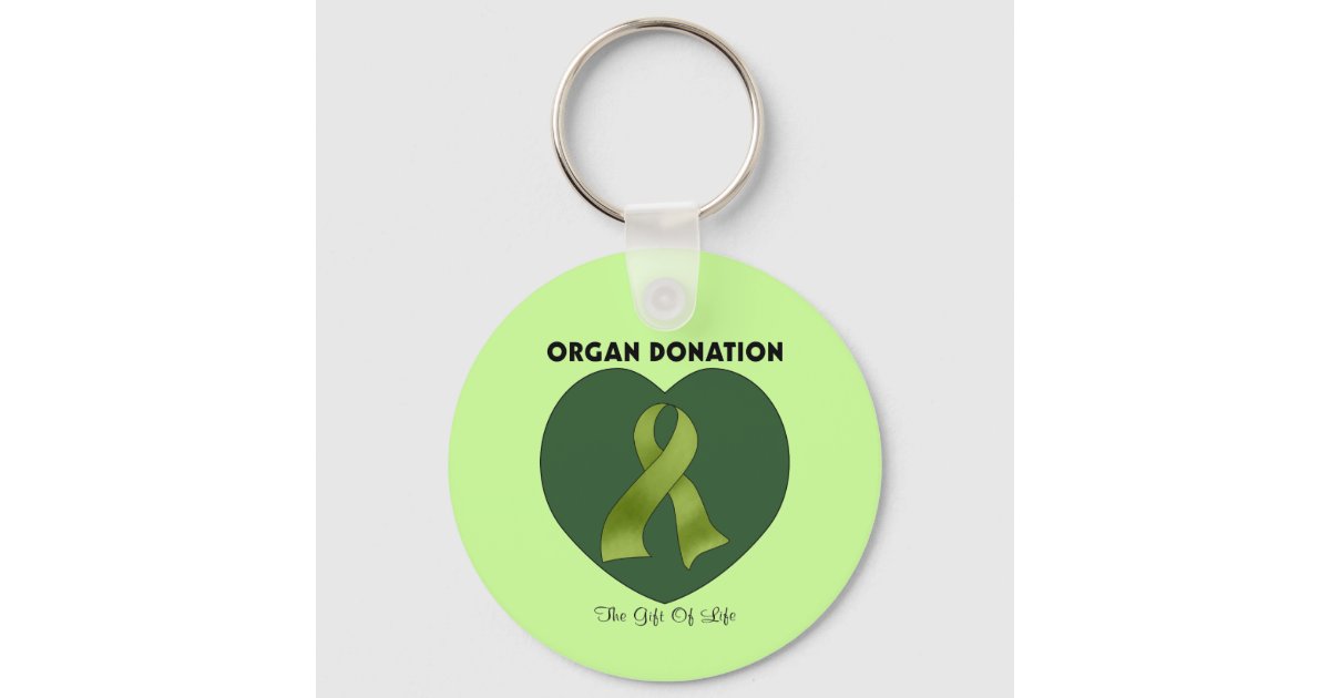 Organ Donation The Gift Of Life Keychain Zazzle