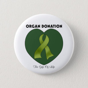 Organ Donation: The Gift Of Life Pinback Button