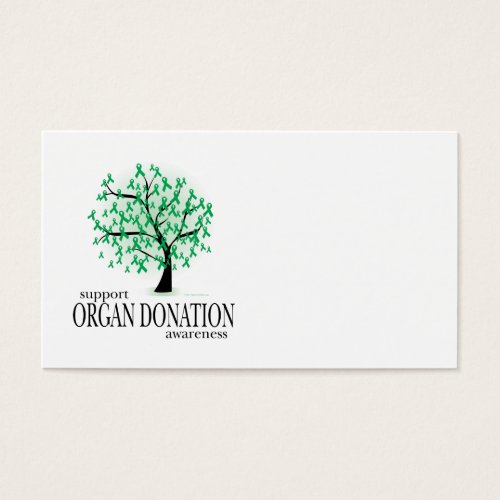 Organ Donation Tree Business Cards