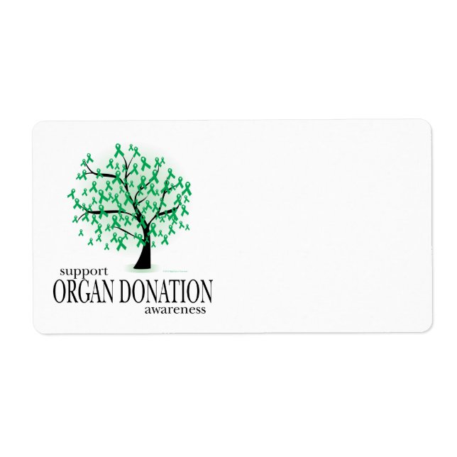 Organ Donation Tree Label (Front)