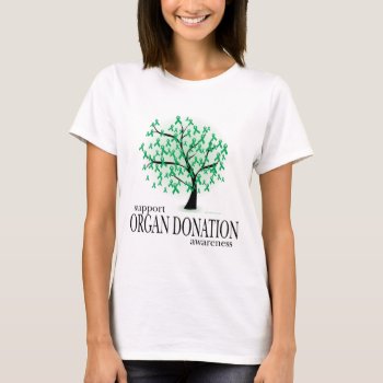 Organ Donation Tree T-shirt by fightcancertees at Zazzle