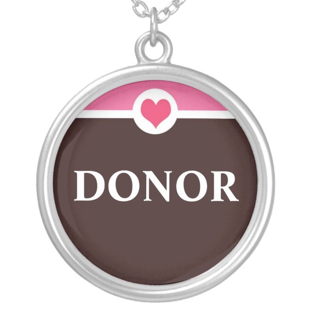 Organ Donor Necklace (Front)