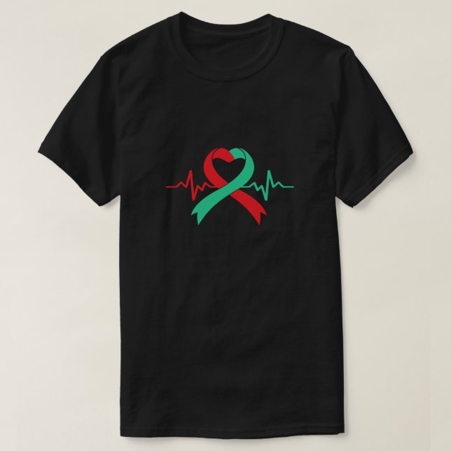 Organ Donor Ogran Transplant Warrior Surgery T-Shirt (Design Front)