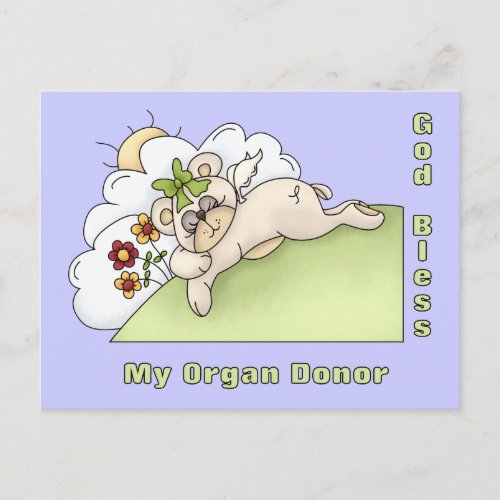 Organ Donor Thanks Postcard