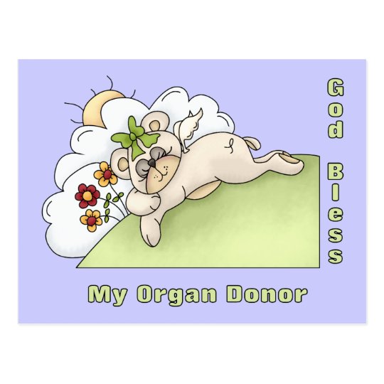 Organ Donor Thanks Postcard