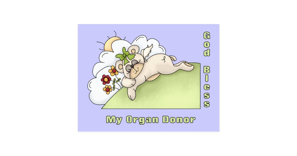 Organ Donor Thanks Postcard