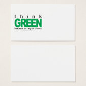 Organ Donor THINK Green (Front & Back)