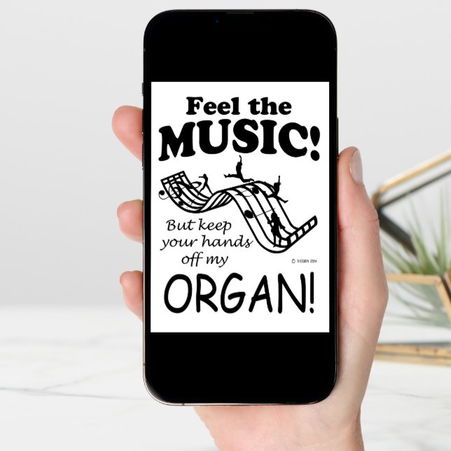 Organ Feel The Music Card (Front Digital)