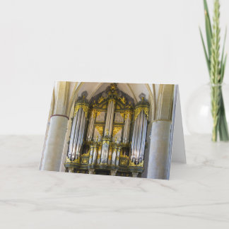 Organ, Groningen, Netherlands greeting card