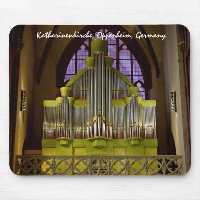 Organ in Oppenheim, Germany Mouse Pad (Front)