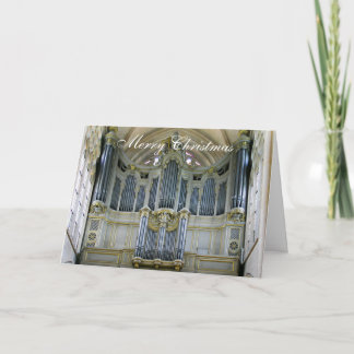 Organ in Paris Holiday Card