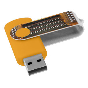 Organ keyboard and stops USB flash drive