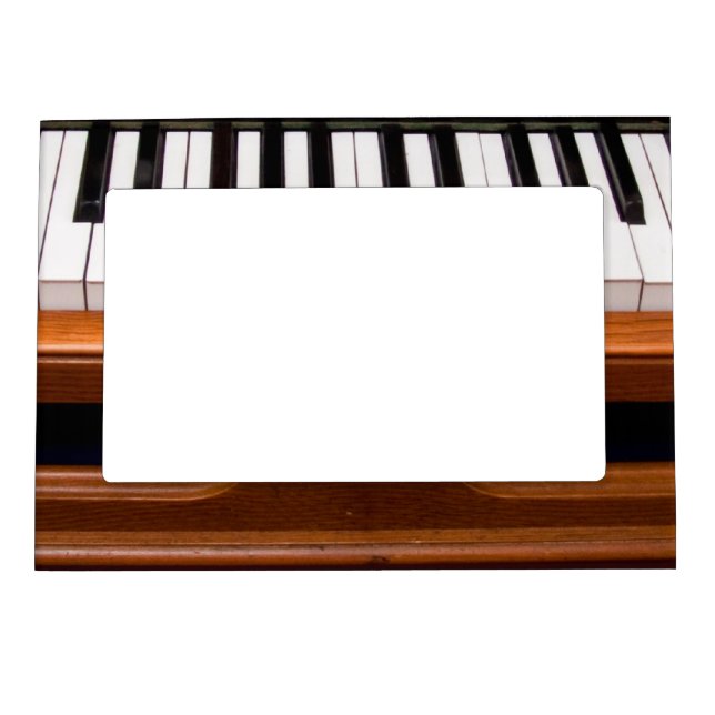 Organ keyboard magnetic photo frame (Front)