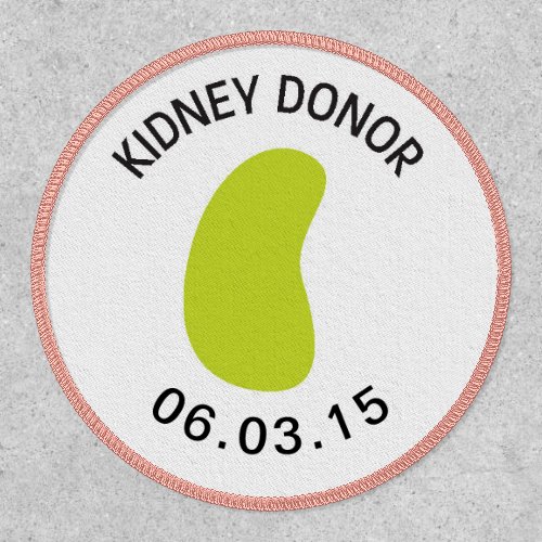 Organ Kidney  Green and Pink Donor Patch