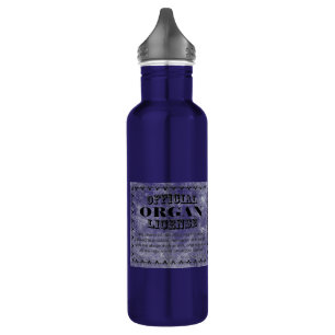 Organ License Stainless Steel Water Bottle