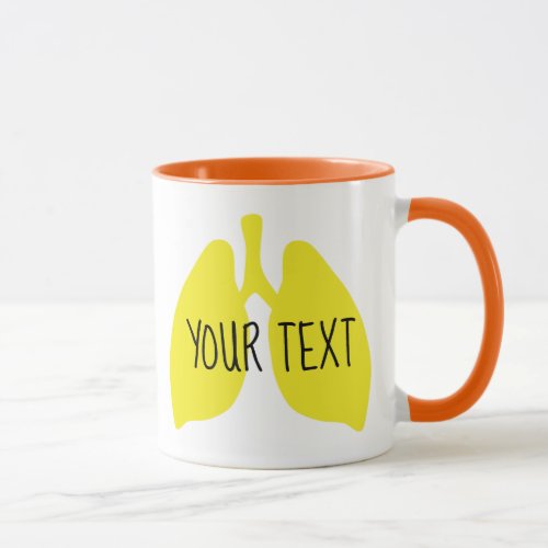 Organ Lungs  Customizable Mug