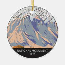 Organ Mountains Desert Peaks National Monument  Ceramic Ornament