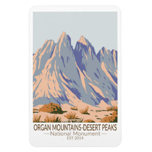 Organ Mountains Desert Peaks National Monument  Magnet