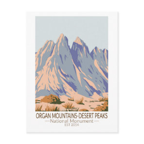 Organ Mountains Desert Peaks National Monument Postcard
