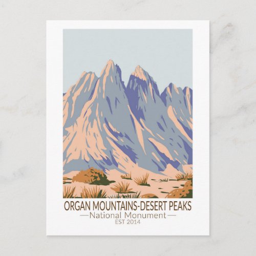 Organ Mountains Desert Peaks National Monument Postcard