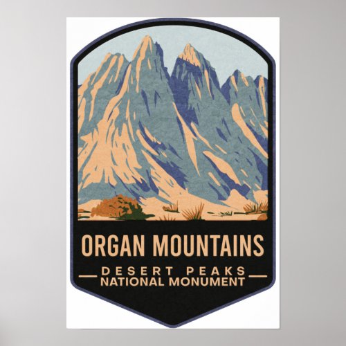 Organ Mountains Desert Peaks National Monument Poster