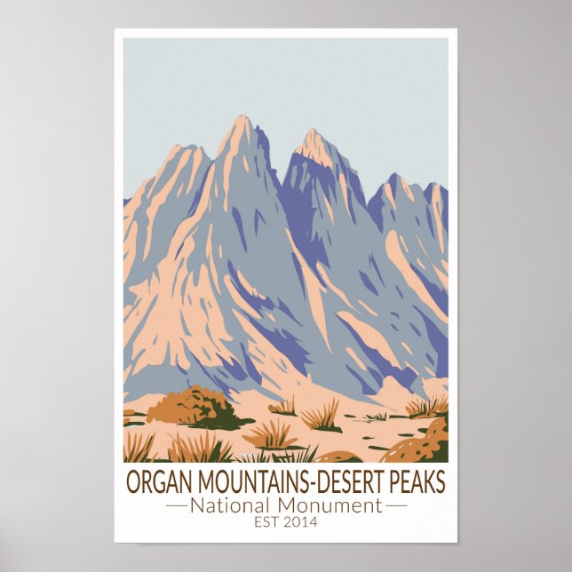 Organ Mountains Desert Peaks National Monument  Poster (Front)