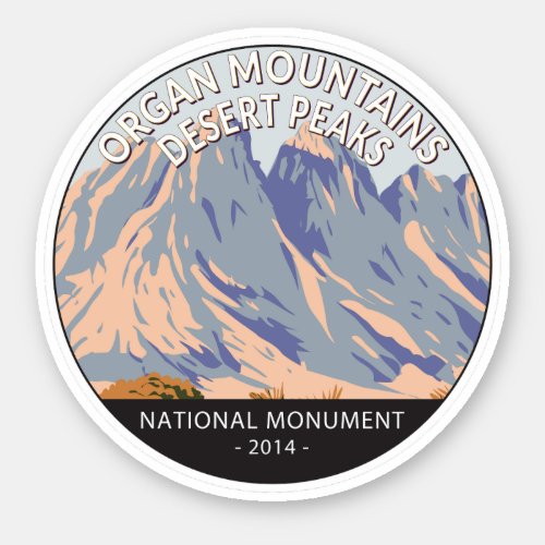 Organ Mountains Desert Peaks National Monument Sticker