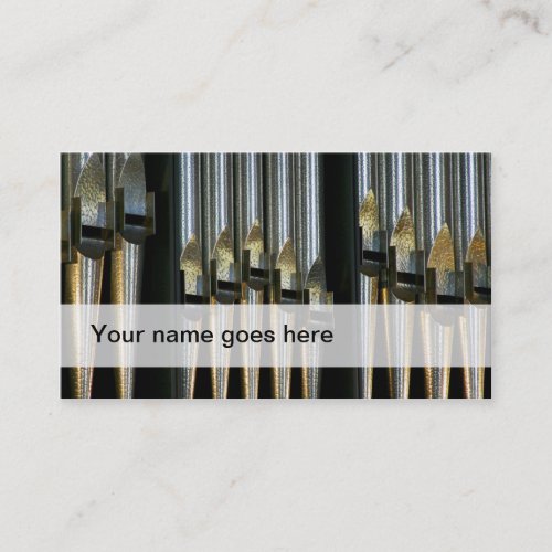 Organ music business cards