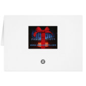 Organ music desk card (Back Horizontal)