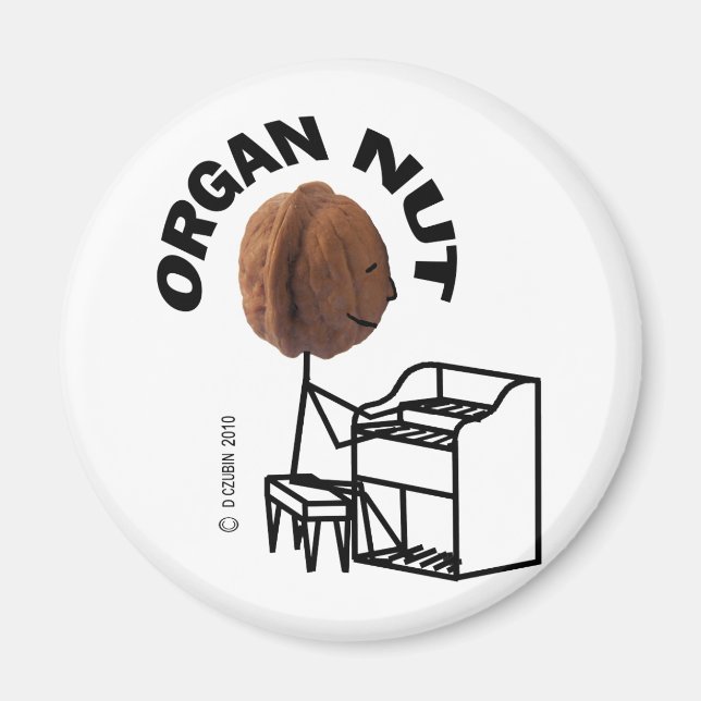 Organ Nut Magnet (Front)