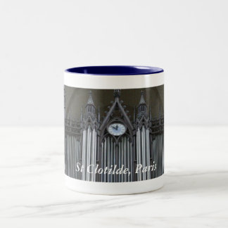 Organ of St Clotilde, Paris Two-Tone Coffee Mug