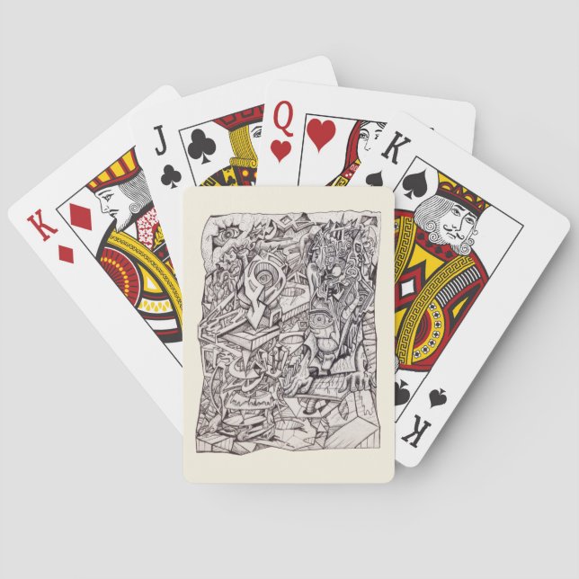 Organ of Worries Poker Cards (Back)