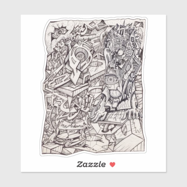 Organ of Worries  Sticker (Sheet)