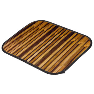 Organ pedal design for rear car mats